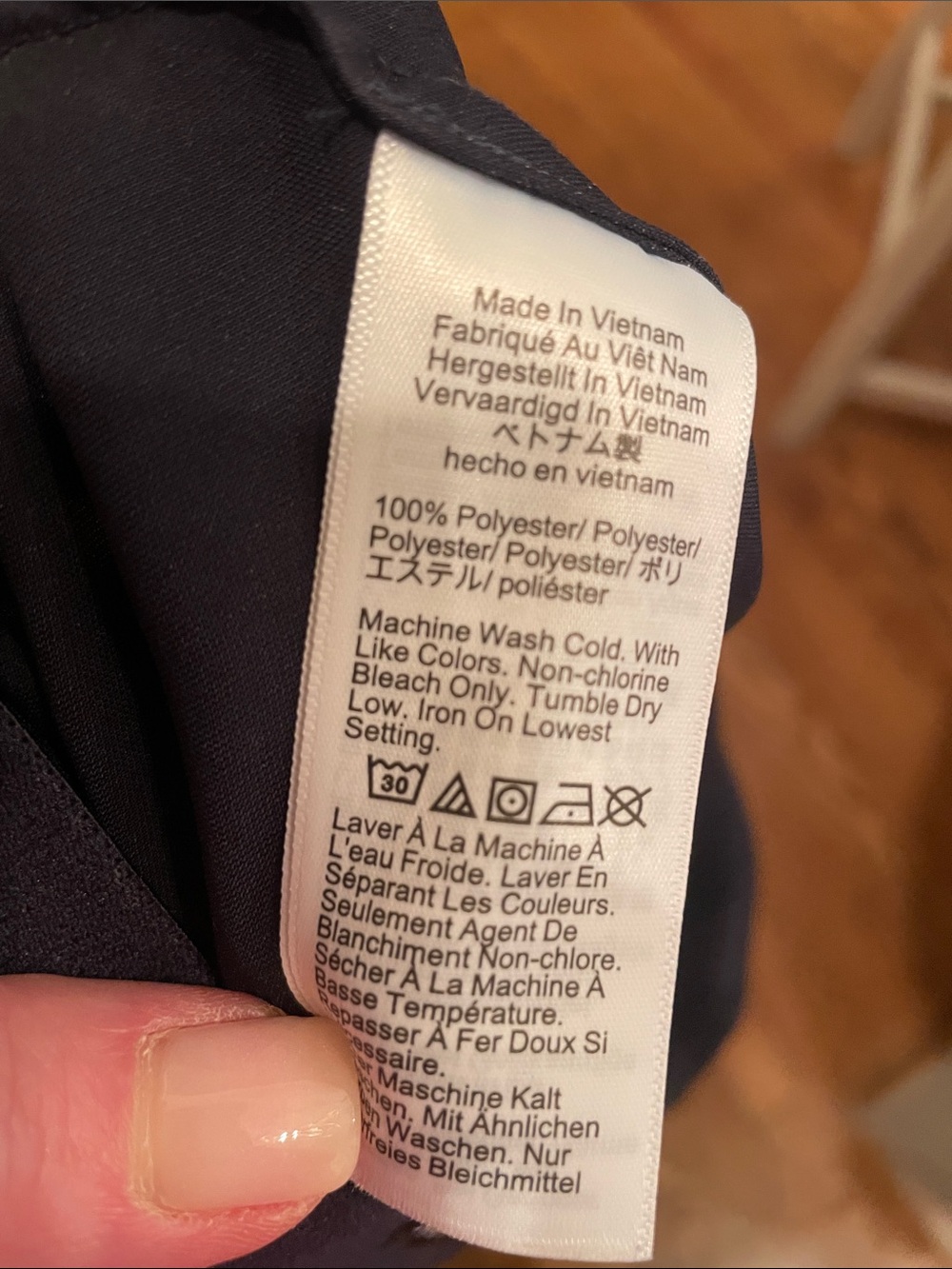 J Crew Gwyneth slip skirt in navy sz xs - Picture 5 of 5